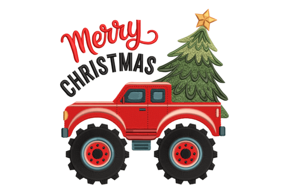 Merry Christmas Monster Truck